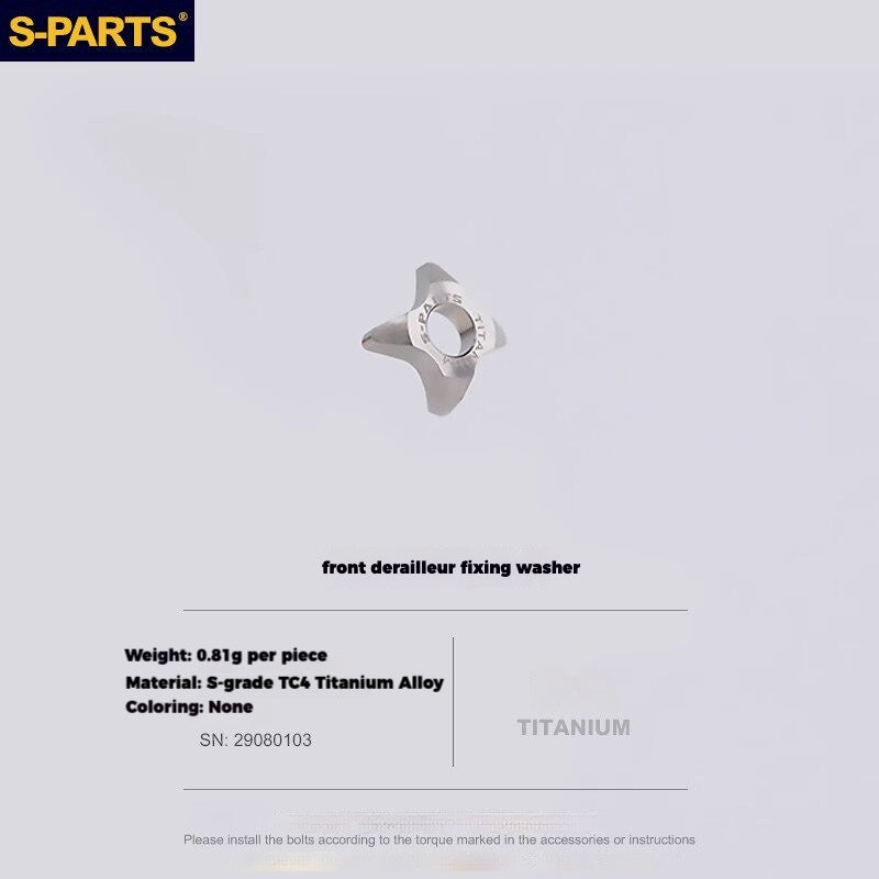 S-PARTS Titanium Drivetrain Hardware – SRAM RED AXS E1 Compatible Upgrade Kit