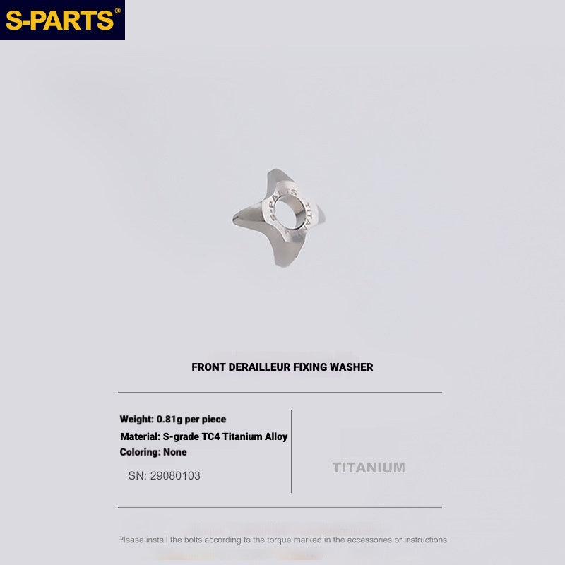 S-PARTS Titanium Drivetrain Bolt Kit for MAGENE QED Electronic Groupset