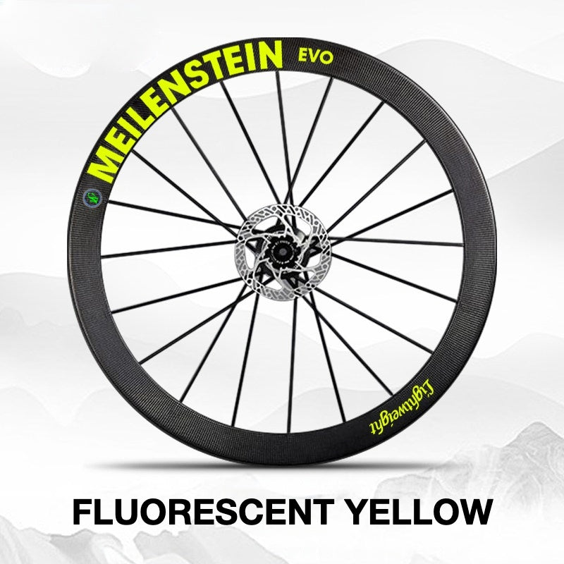 Lightweight MEILENSTEIN EVO Wheel Decal Sticker Kit – Logo Cover & Color Change