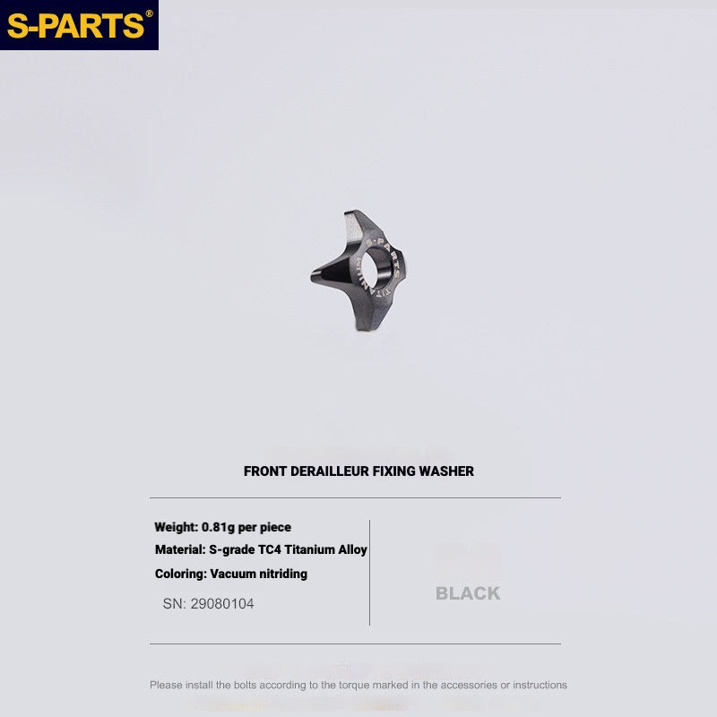 S-PARTS Titanium Drivetrain Bolt Kit for MAGENE QED Electronic Groupset