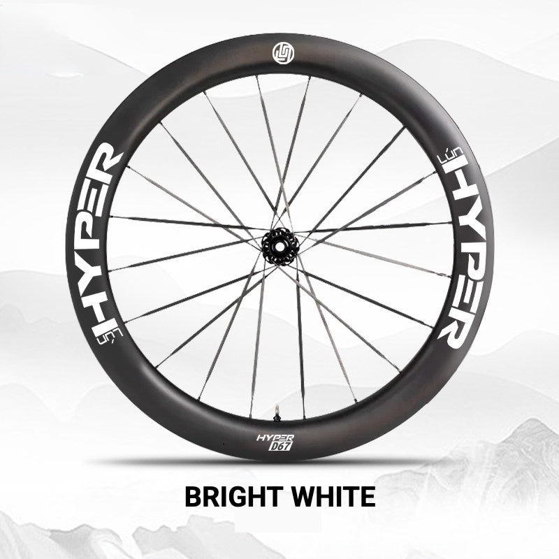 Infinity Logo Decals for Lún HYPER 3 D67 Gen 3 Wheelset | Waterproof Rim Overlay Stickers(Complete Decal Set for Two Wheels + Spare Decals Included)