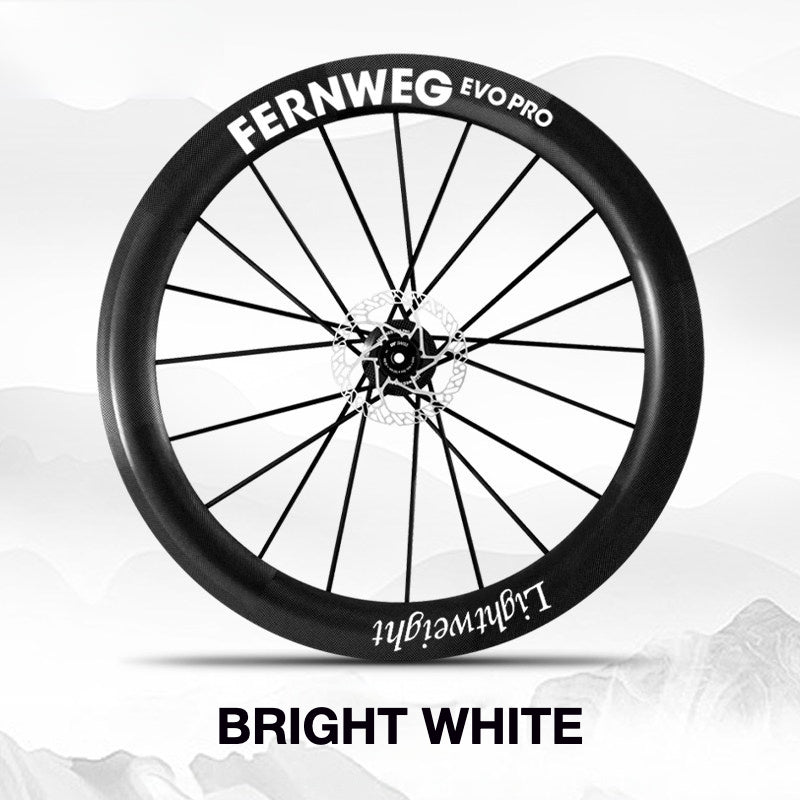 Lightweight Fernweg EVO Pro 63 Wheel Decal Sticker Kit – Logo Cover & Color Change