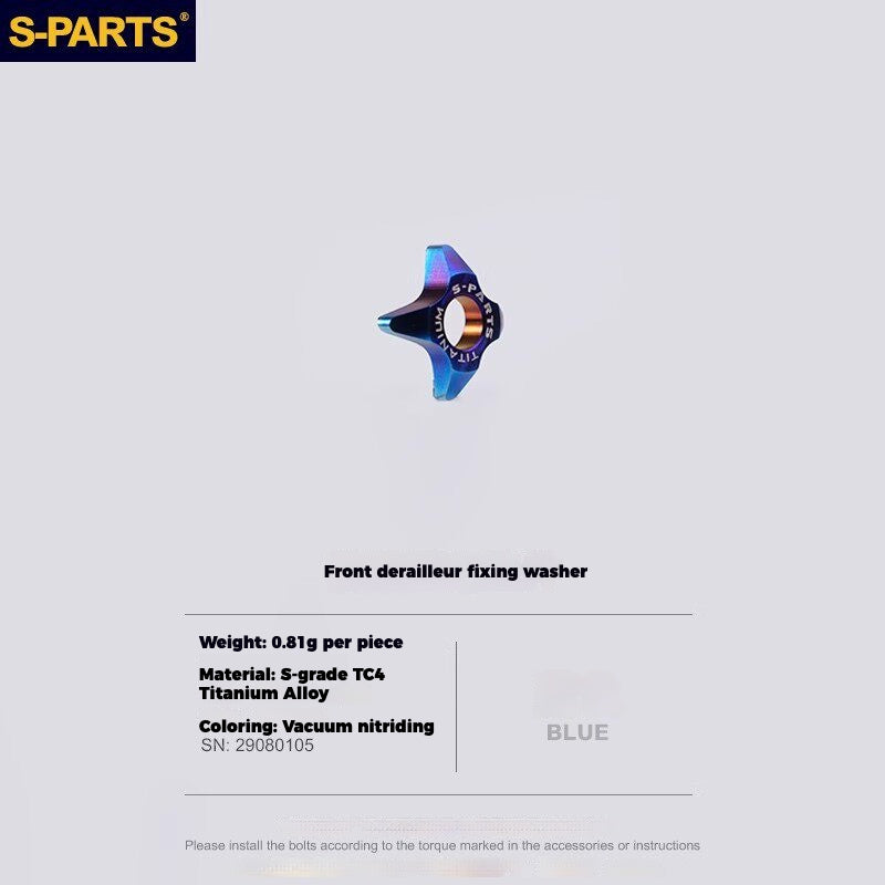S-PARTS Titanium Drivetrain Hardware – SRAM RED AXS E1 Compatible Upgrade Kit