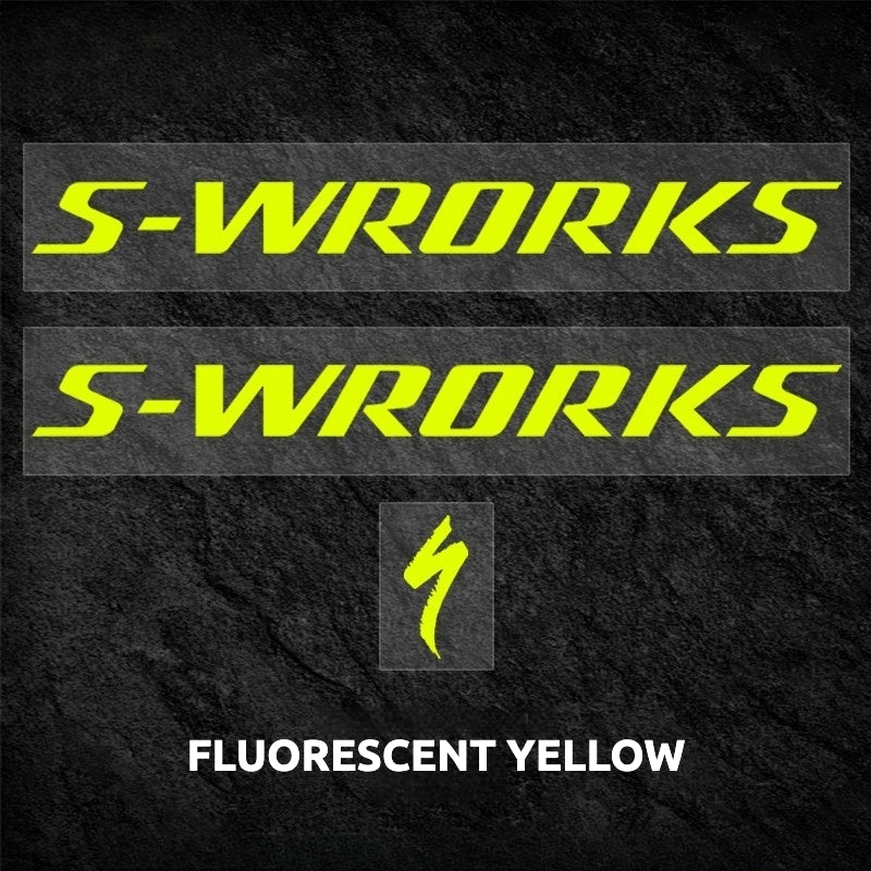 Kit de Adesivos Decal para Capacete S-Works Prevail 3 - Mudança de Cor do Logo da Equipe Specialized Quick-Step