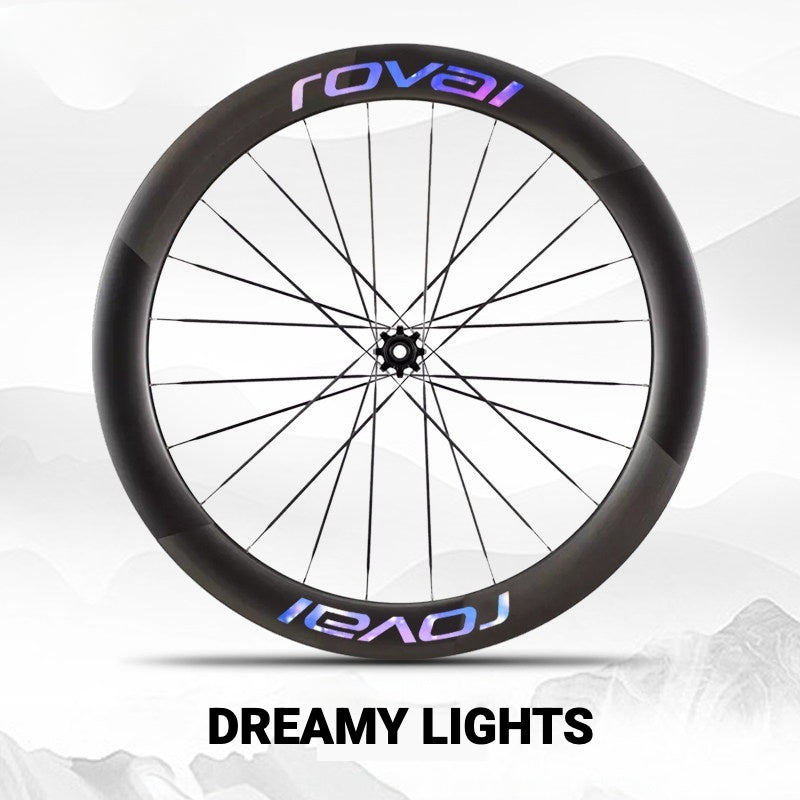 Roval Rapide CL III Wheel Decals | Custom Carbon Wheel Logo Color Change Stickers