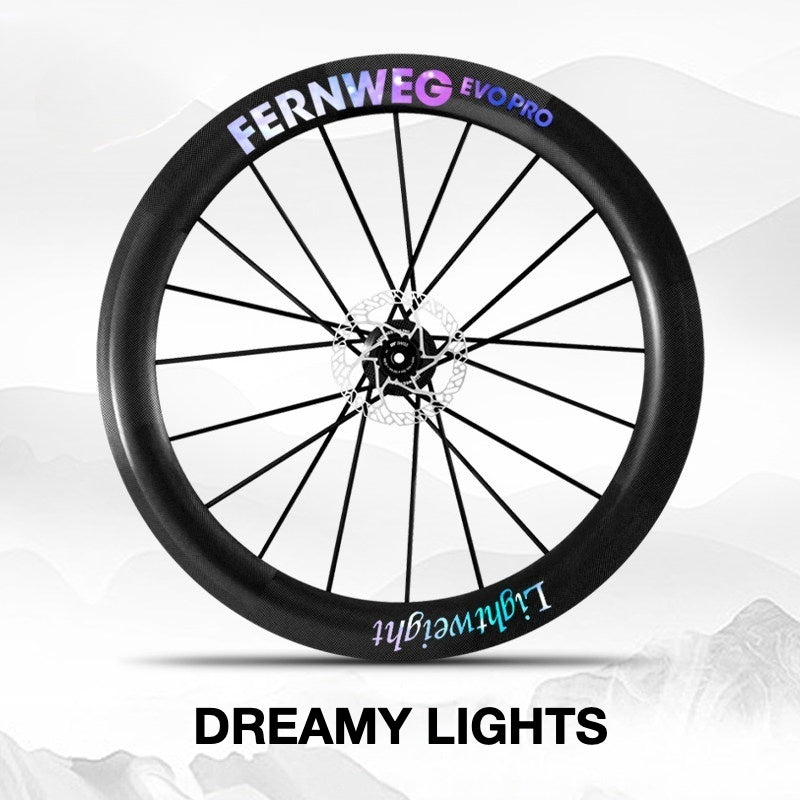 Kit d'autocollants pour roues Lightweight Fernweg EVO Pro 85 – Couvre-logo et changement de couleur