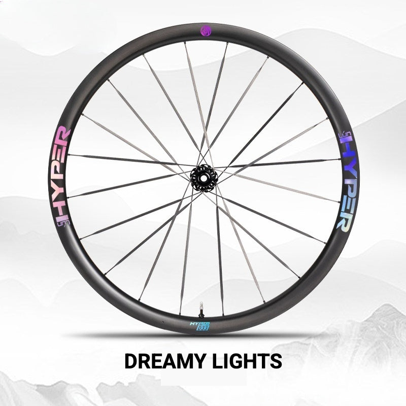 Infinity Logo Decals for Lún HYPER 3 D33 Gen 3 Wheelset | Waterproof Rim Overlay Stickers(Complete Decal Set for Two Wheels + Spare Decals Included)
