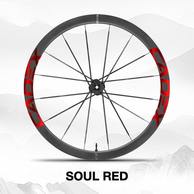 Cadex 36 Disc Wheel Decal Sticker Kit – Premium Logo Cover & Color Change