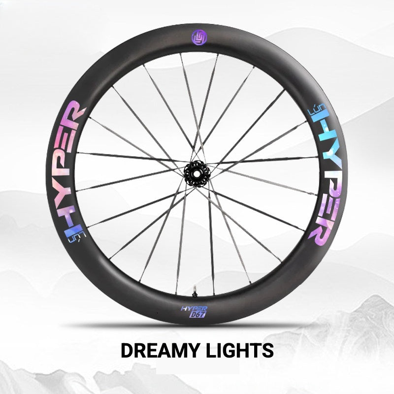 Infinity Logo Decals for Lún HYPER 3 D67 Gen 3 Wheelset | Waterproof Rim Overlay Stickers(Complete Decal Set for Two Wheels + Spare Decals Included)