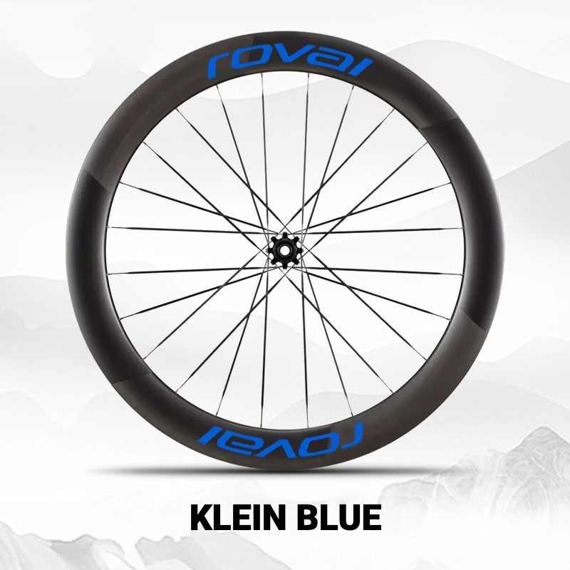 Roval Rapide CL III Wheel Decals | Custom Carbon Wheel Logo Color Change Stickers