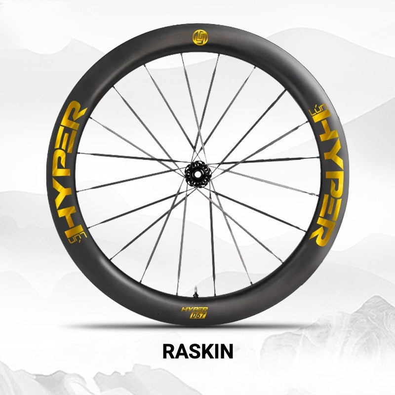 Infinity Logo Decals for Lún HYPER 3 D67 Gen 3 Wheelset | Waterproof Rim Overlay Stickers(Complete Decal Set for Two Wheels + Spare Decals Included)