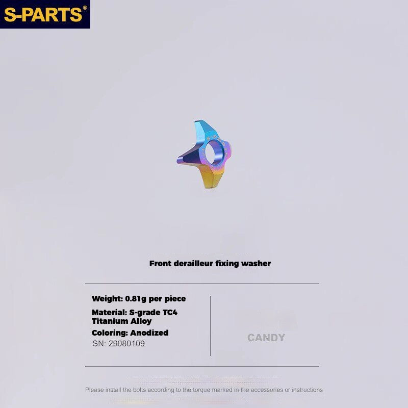 S-PARTS Titanium Drivetrain Hardware – SRAM RED AXS E1 Compatible Upgrade Kit