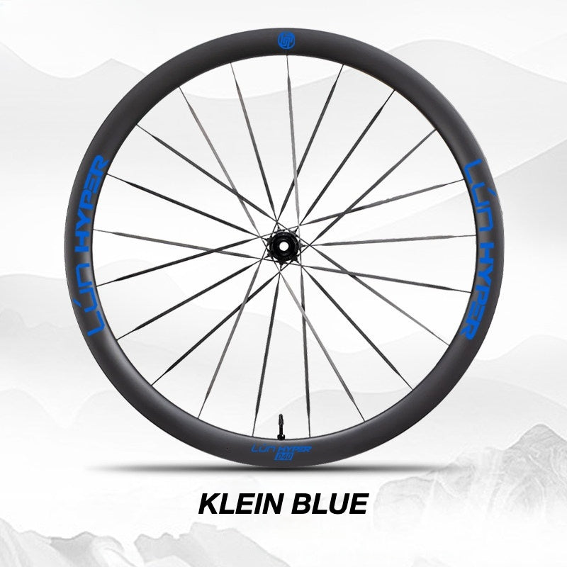 Autocollants Logo Infinity pour Roues Lún HYPER 5 D40 Gen 5 | Autocollants de Jante Imperméables (Jeu Complet pour Deux Roues + Autocollants de Rechange Inclus)