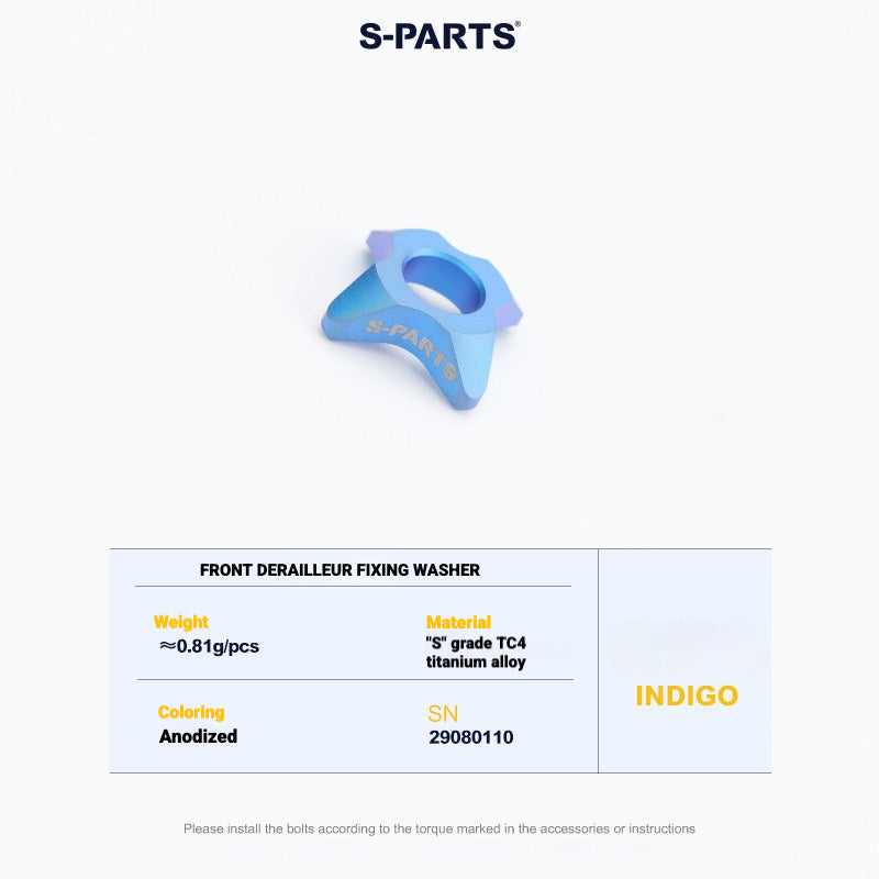 S-PARTS Titanium Drivetrain Bolt Kit for MAGENE QED Electronic Groupset