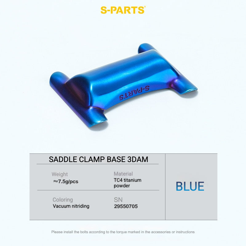 Kit de Yoke para Abraçadeira de Selim em Titânio S-PARTS para Cannondale SystemSix Gen 5 | Upgrade de Canote Leve Impresso em 3D