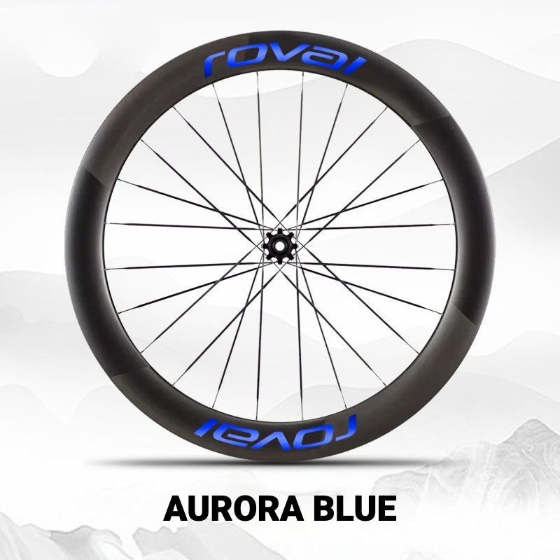 Roval Rapide CL III Wheel Decals | Custom Carbon Wheel Logo Color Change Stickers