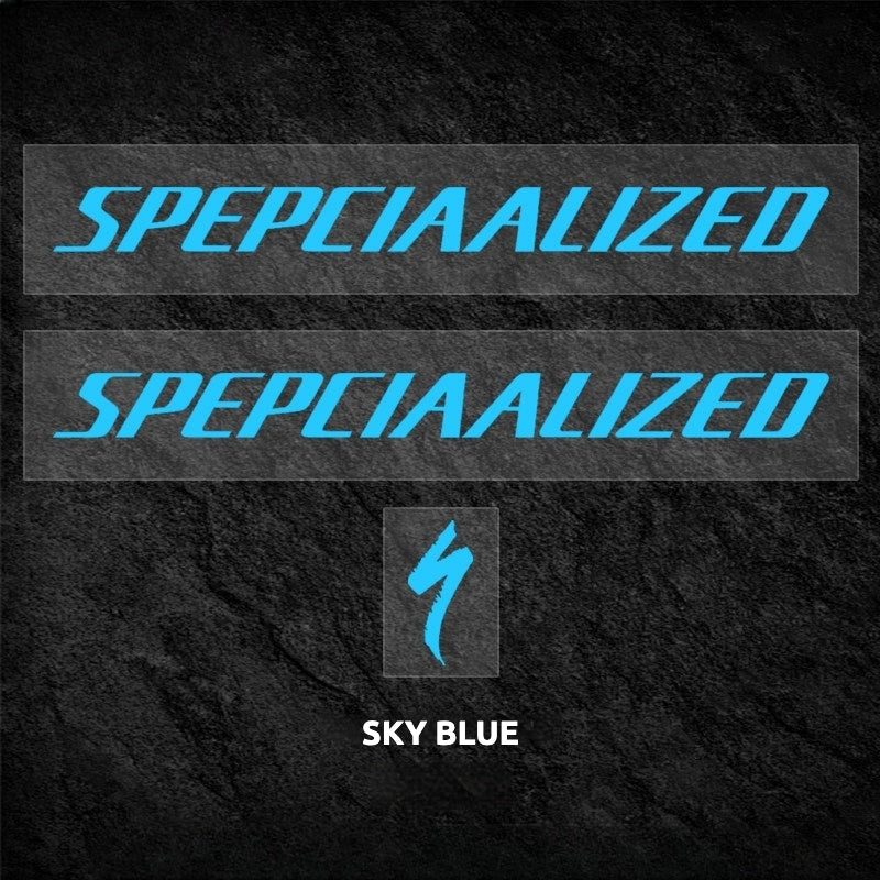 Specialized Aethos Frame Logo Cover Decal Sticker | Waterproof Custom Lightweight Road Bike Frame Decal