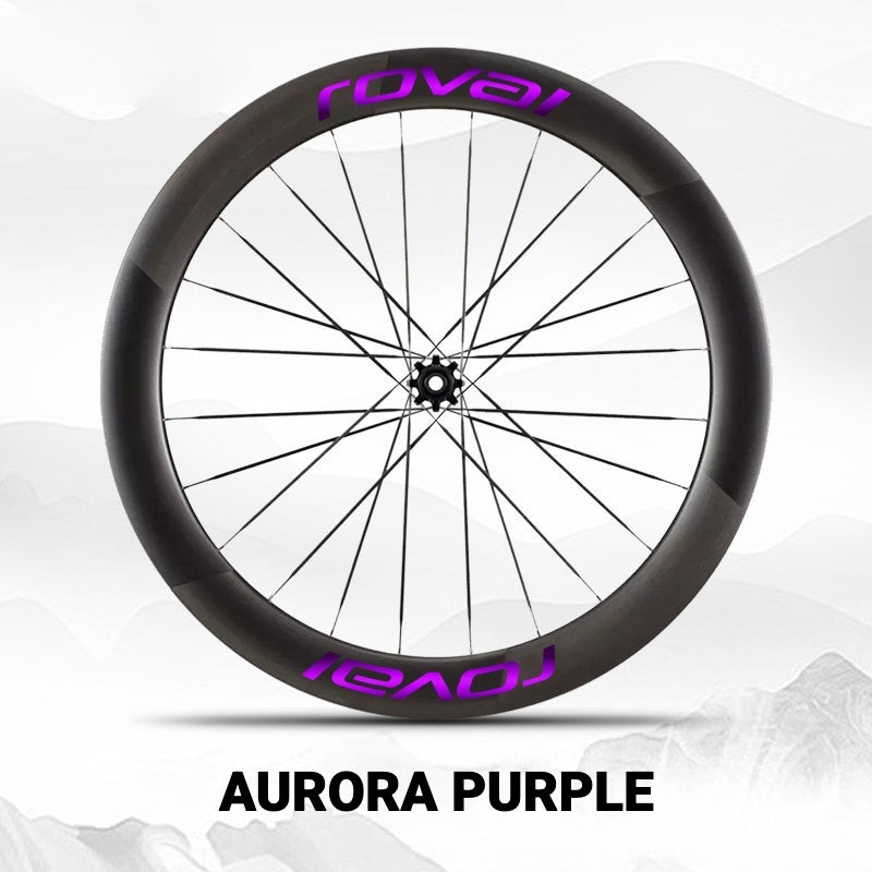 Roval Rapide CL III Wheel Decals | Custom Carbon Wheel Logo Color Change Stickers