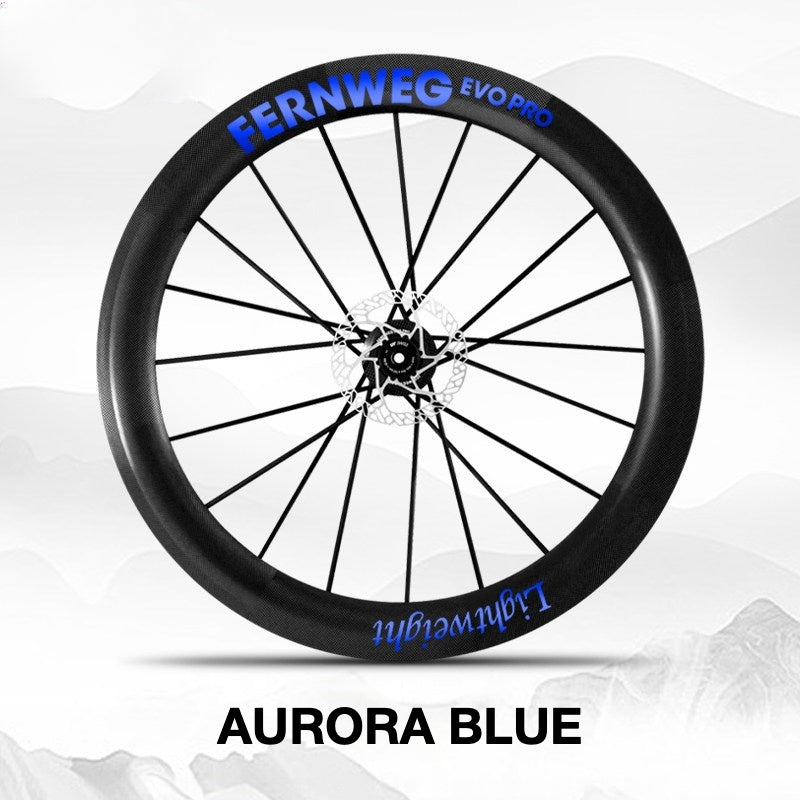 Kit d'autocollants pour roues Lightweight Fernweg EVO Pro 85 – Couvre-logo et changement de couleur