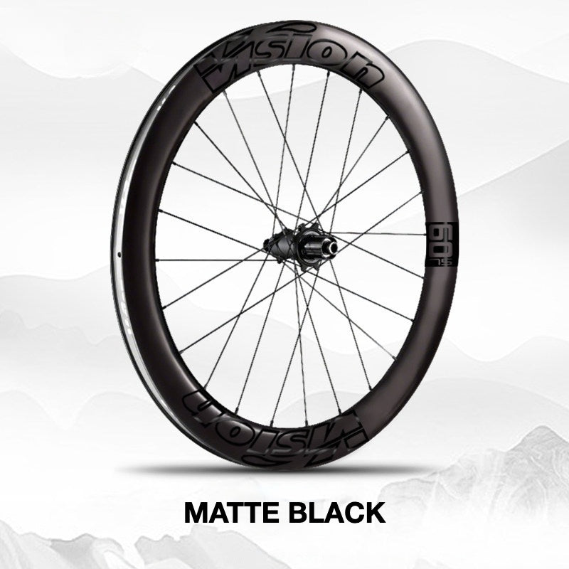 Custom Decal Kit for VISION METRON SL60 Wheels | Road Bike Carbon Rim Wrap Stickers(Complete Wheelset Decal Kit + Spare Set)