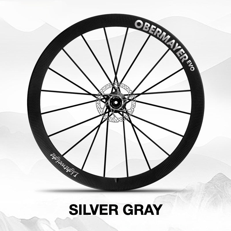 Lightweight Obermayer EVO Wheel Decal Sticker Kit – Logo Cover & Color Change