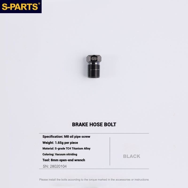 S-PARTS Titanium Bolt Upgrade Kit for SRAM MAVEN Brakes | CNC Precision | Lightweight | Full Color Options