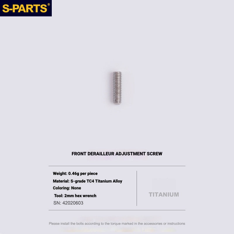 S-PARTS Titanium Drivetrain Bolt Kit for MAGENE QED Electronic Groupset