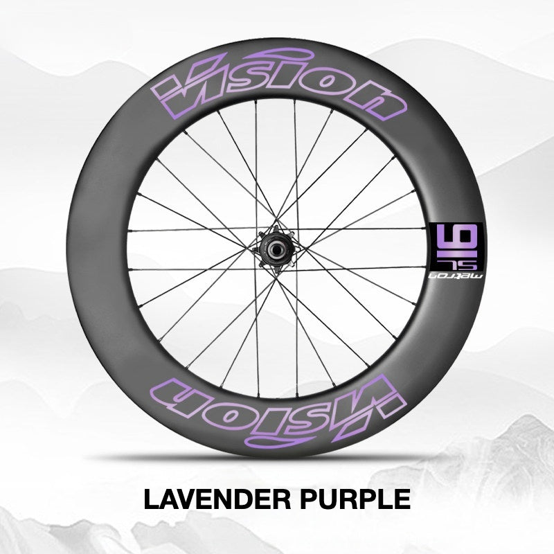 VISION METRON SL91 Single Wheel Decal Kit | Aero Carbon Rim Graphics
