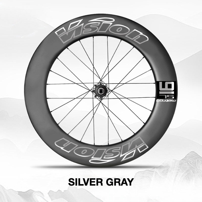 VISION METRON SL91 Single Wheel Decal Kit | Aero Carbon Rim Graphics
