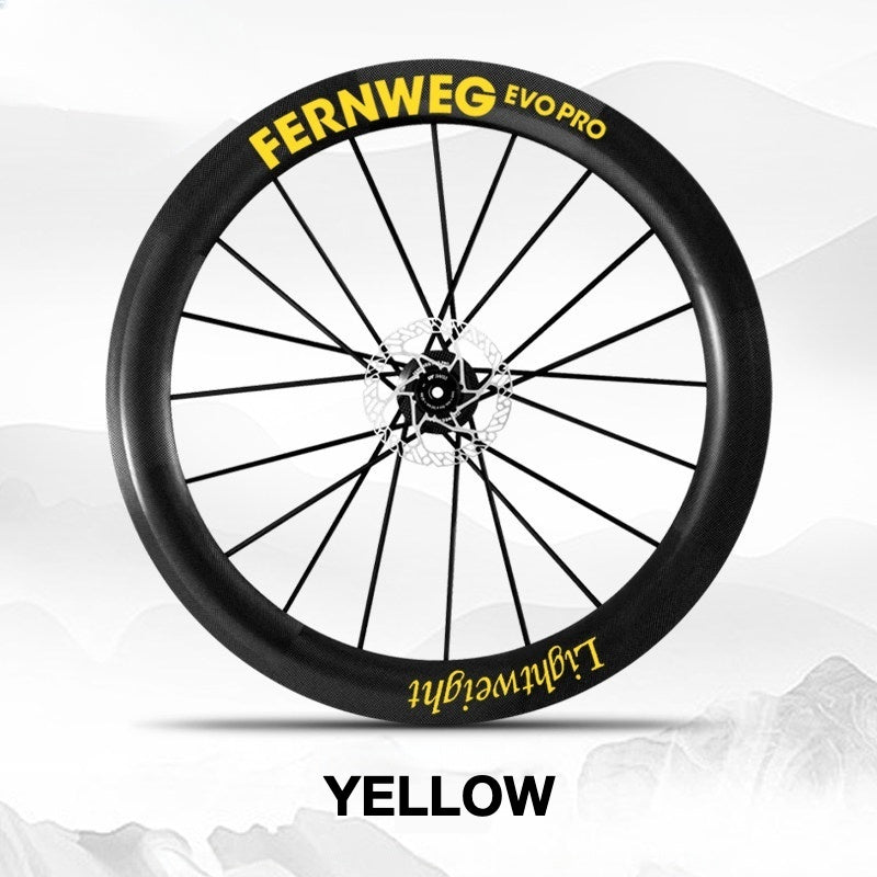 Kit d'autocollants pour roues Lightweight Fernweg EVO Pro 85 – Couvre-logo et changement de couleur