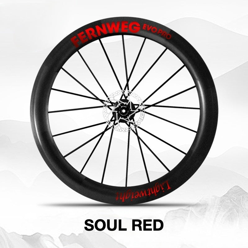 Kit d'autocollants pour roues Lightweight Fernweg EVO Pro 85 – Couvre-logo et changement de couleur