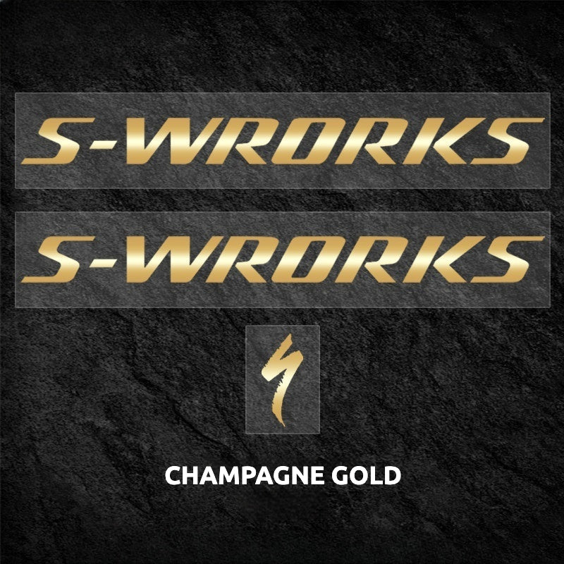 Autocollant de décalcomanie personnalisé pour cadre S-Works SL7 | Autocollant personnalisé imperméable pour cadre de vélo de route