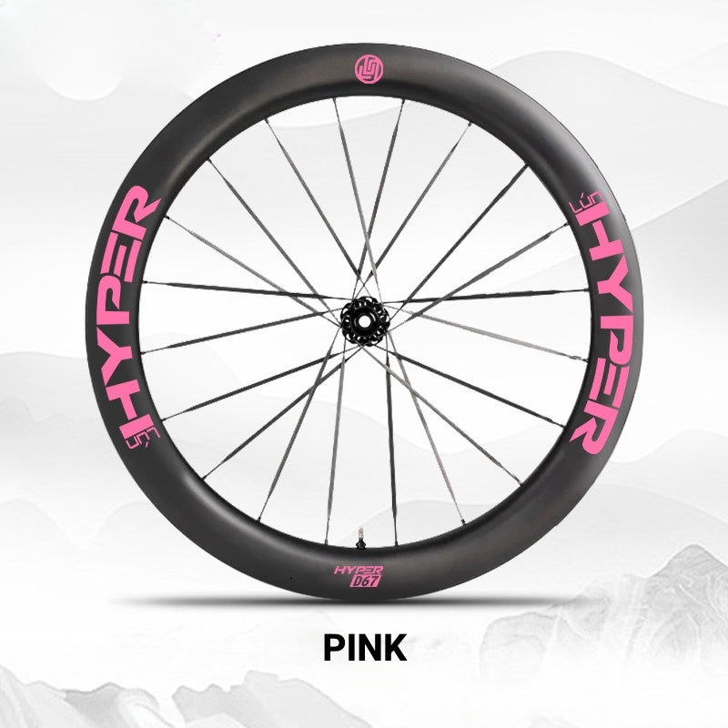 Infinity Logo Decals for Lún HYPER 3 D67 Gen 3 Wheelset | Waterproof Rim Overlay Stickers(Complete Decal Set for Two Wheels + Spare Decals Included)