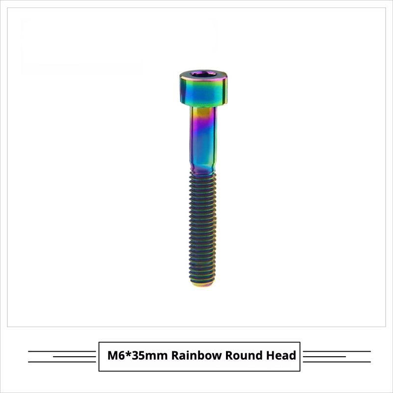 Titanium Seatpost Repair Bolt Kit β Cylindrical, Conical, Flanged & Raised Head | M5 M6 M7 Sizes | Compatible with Specialized Tarmac SL8, Giant TCR, Darimo Seatposts, Pinarello Dogma, and Propel (PP)
