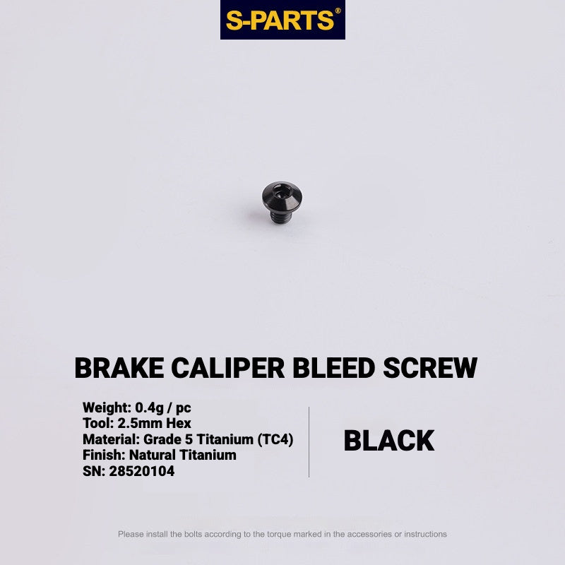 S-PARTS Titanium Disc Brake Bolt Kit for MAGENE QED Hydraulic Brake System