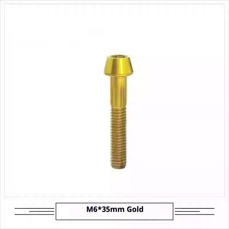 Titanium Seatpost Repair Bolt Kit β Cylindrical, Conical, Flanged & Raised Head | M5 M6 M7 Sizes | Compatible with Specialized Tarmac SL8, Giant TCR, Darimo Seatposts, Pinarello Dogma, and Propel (PP)