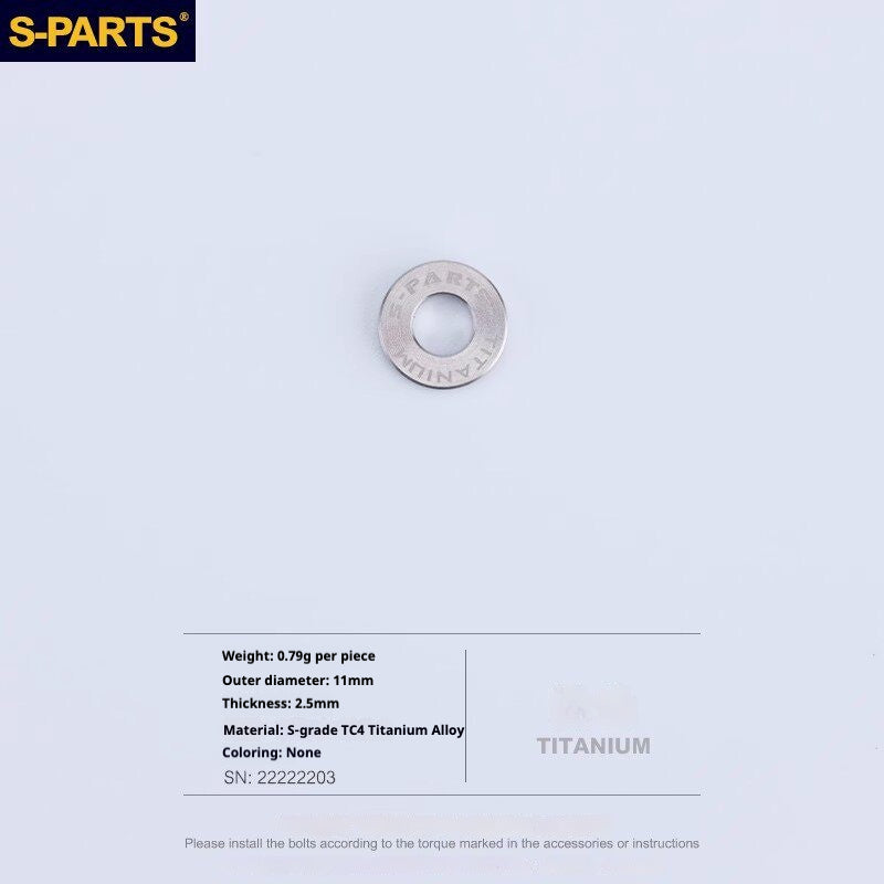 S-PARTS Road Bike Disc Brake Titanium Alloy Screw Set for SRAM RED Force Rival 12-speed AXS