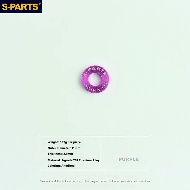 S-PARTS Road Bike Disc Brake Titanium Alloy Screw Set for SRAM RED Force Rival 12-speed AXS