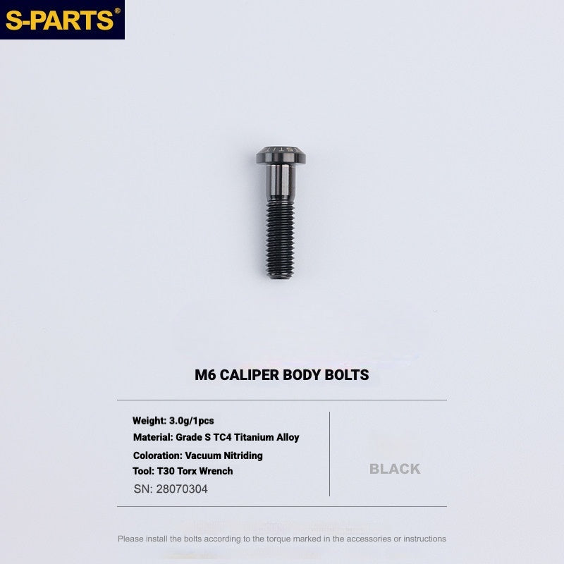 Kit de boulons en titane S-PARTS pour Shimano Ultegra Di2 R8170, frein à disque et levier de vitesses | Mise à niveau vélo de route
