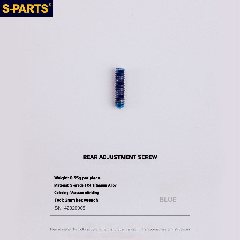 S-PARTS Titanium Drivetrain Bolt Kit for MAGENE QED Electronic Groupset