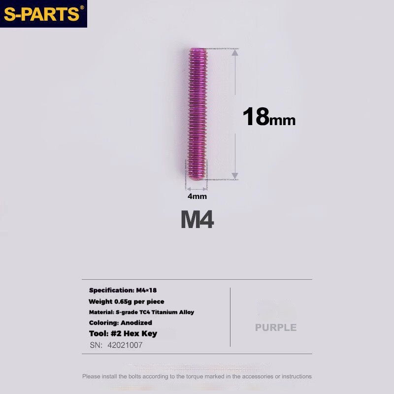 S-PARTS Titanium Drivetrain Hardware – SRAM RED AXS E1 Compatible Upgrade Kit
