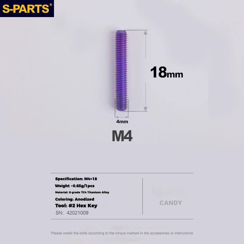 S-PARTS Titanium Drivetrain Hardware – SRAM RED AXS E1 Compatible Upgrade Kit