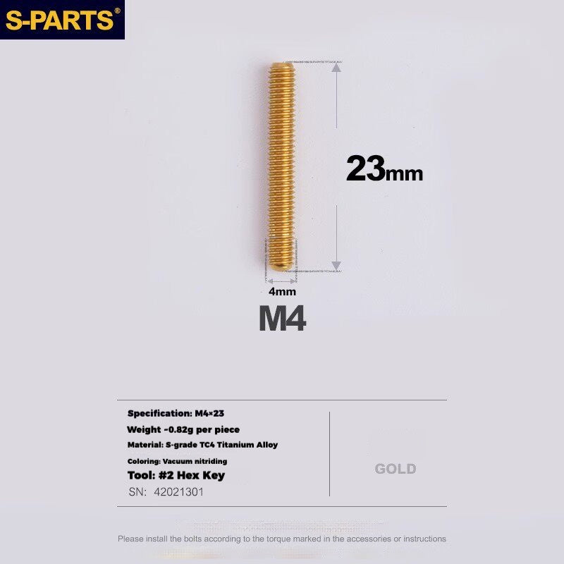 S-PARTS Titanium Drivetrain Hardware – SRAM RED AXS E1 Compatible Upgrade Kit