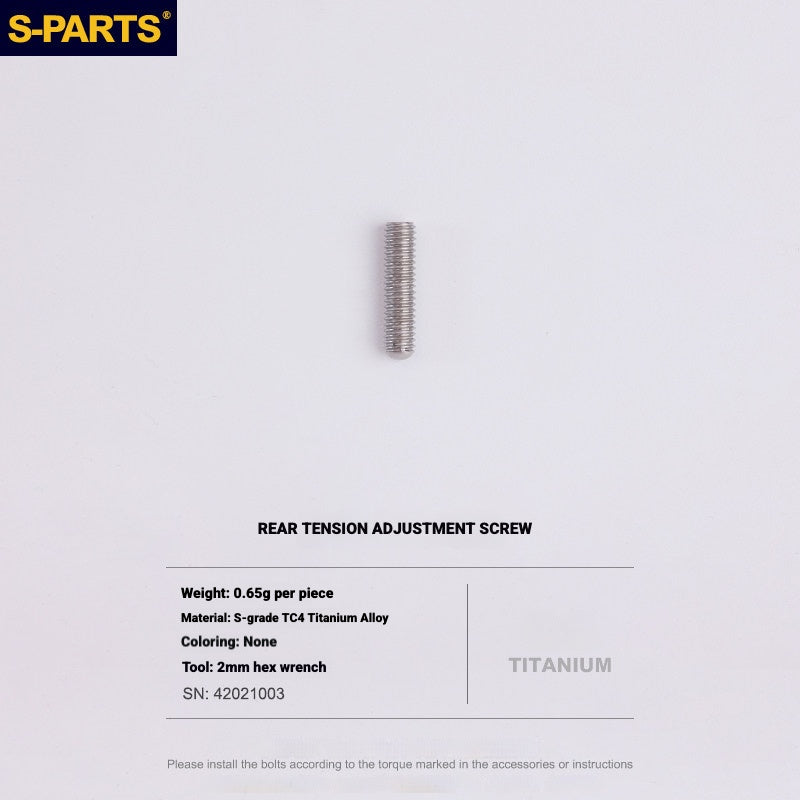S-PARTS Titanium Drivetrain Bolt Kit for MAGENE QED Electronic Groupset