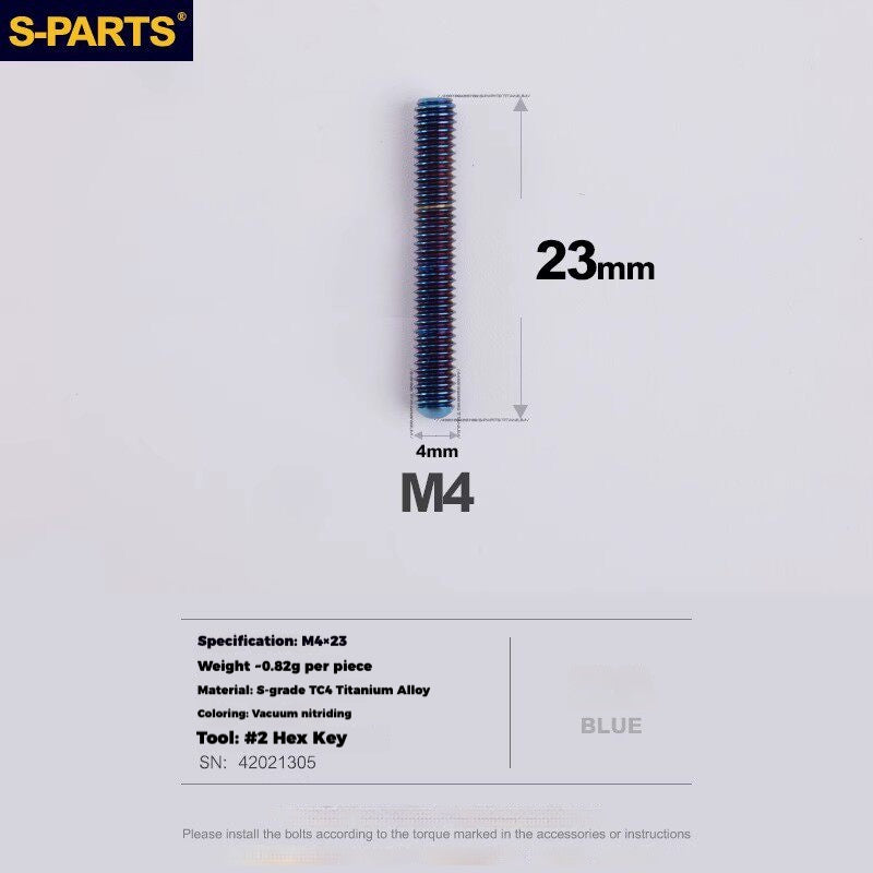 S-PARTS Titanium Drivetrain Hardware – SRAM RED AXS E1 Compatible Upgrade Kit