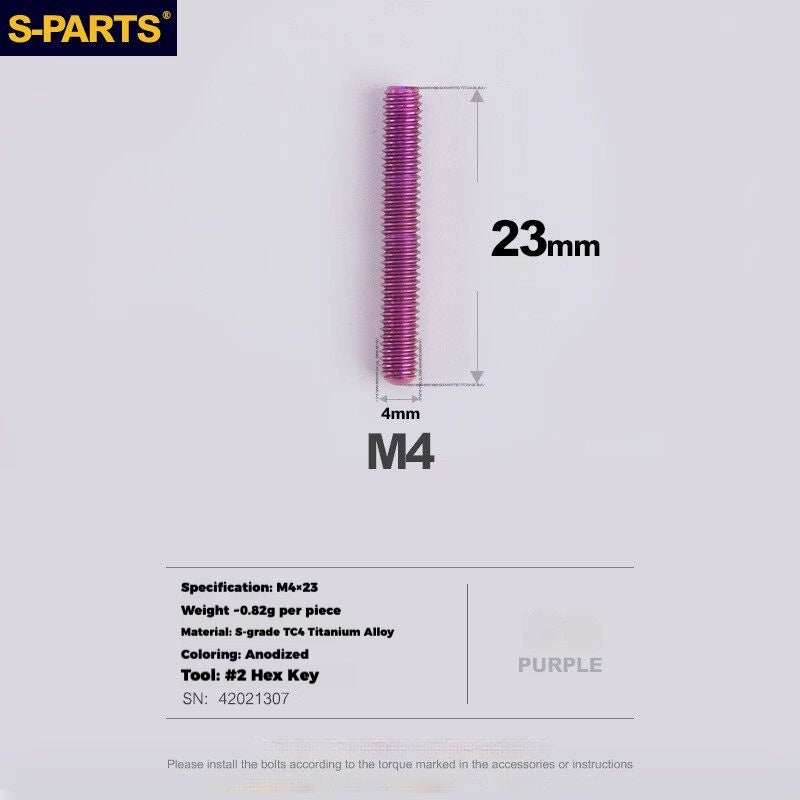 S-PARTS Titanium Drivetrain Hardware – SRAM RED AXS E1 Compatible Upgrade Kit