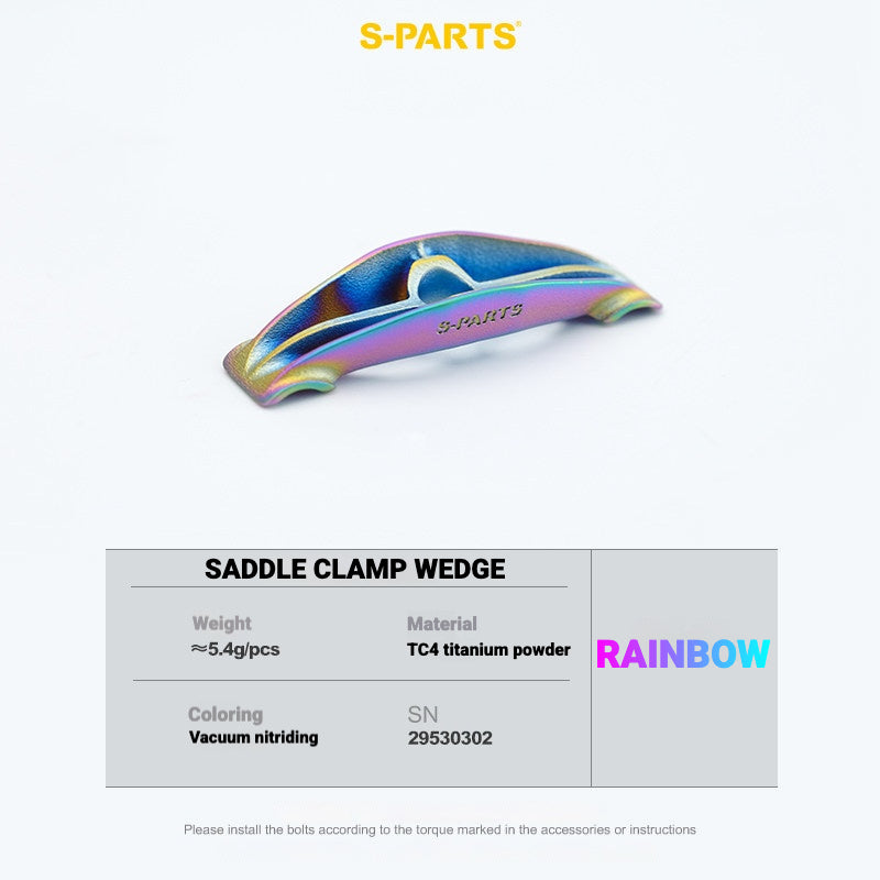 Kit de Yoke para Abraçadeira de Selim em Titânio S-PARTS para Cannondale SystemSix Gen 5 | Upgrade de Canote Leve Impresso em 3D