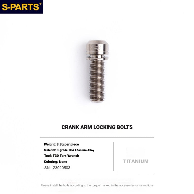 S-PARTS Titanium Drivetrain Bolt Kit for MAGENE QED Electronic Groupset