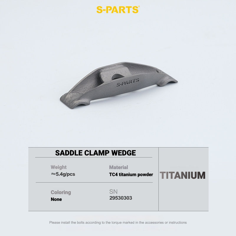 Kit de Yoke para Abraçadeira de Selim em Titânio S-PARTS para Cannondale SystemSix Gen 5 | Upgrade de Canote Leve Impresso em 3D