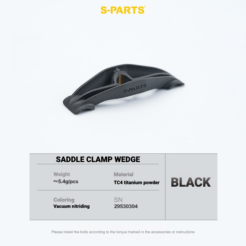 Kit de Yoke para Abraçadeira de Selim em Titânio S-PARTS para Cannondale SystemSix Gen 5 | Upgrade de Canote Leve Impresso em 3D